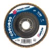 Weiler 4" Tiger Paw Abrasive Flap Disc, Conical (TY29), 40Z, 5/8" 51104